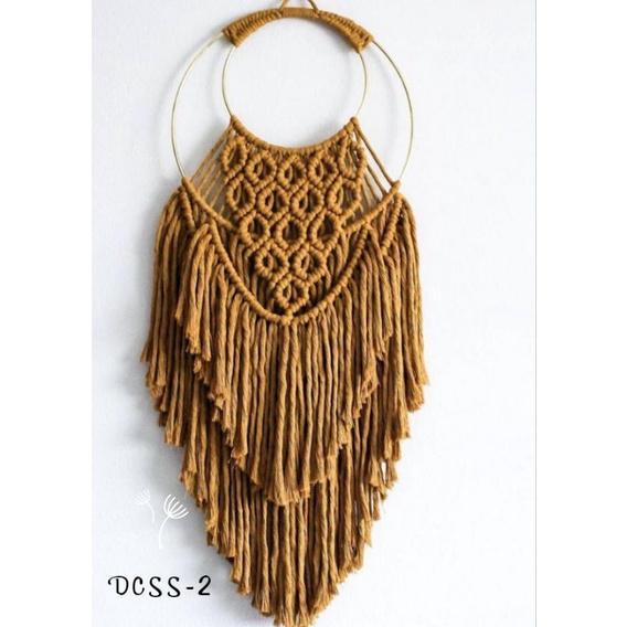 Macrame wall hanging bulat/homedecor