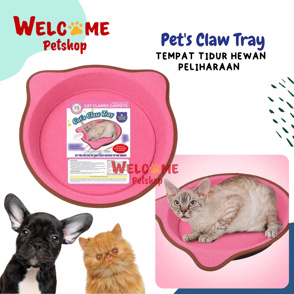 Pets Claw Tray Tempat Tidur Garukan Kuku Kucing Kasur Pet Bed