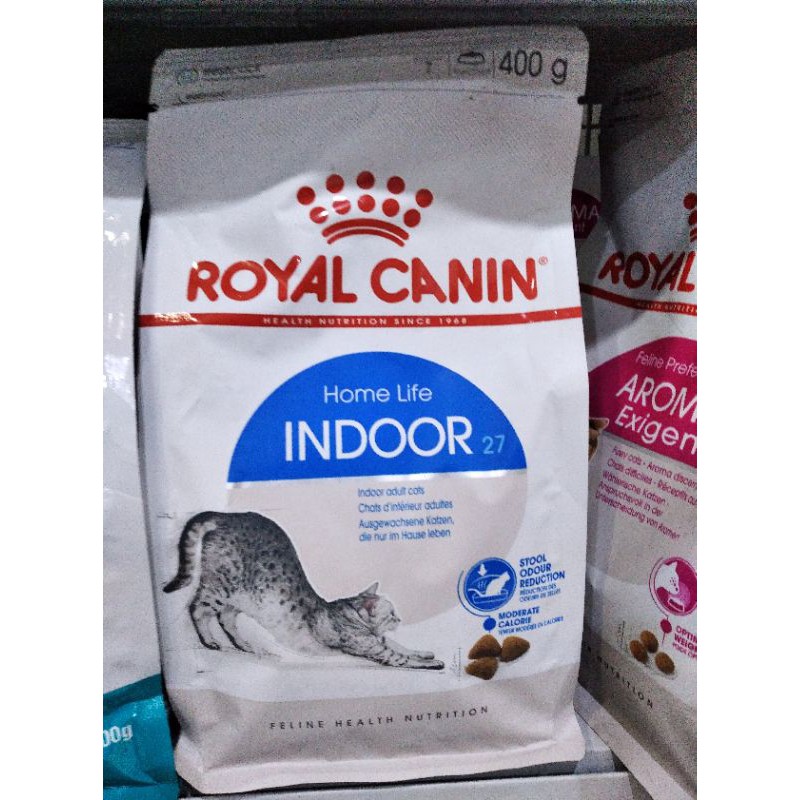 Royal canin indoor 27 / home life 400gr freshpack