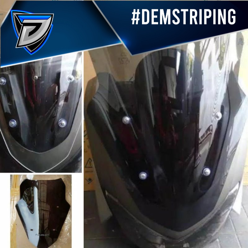 visor nmax new 2020 2021 VECTOR bening dan smoke - windshield