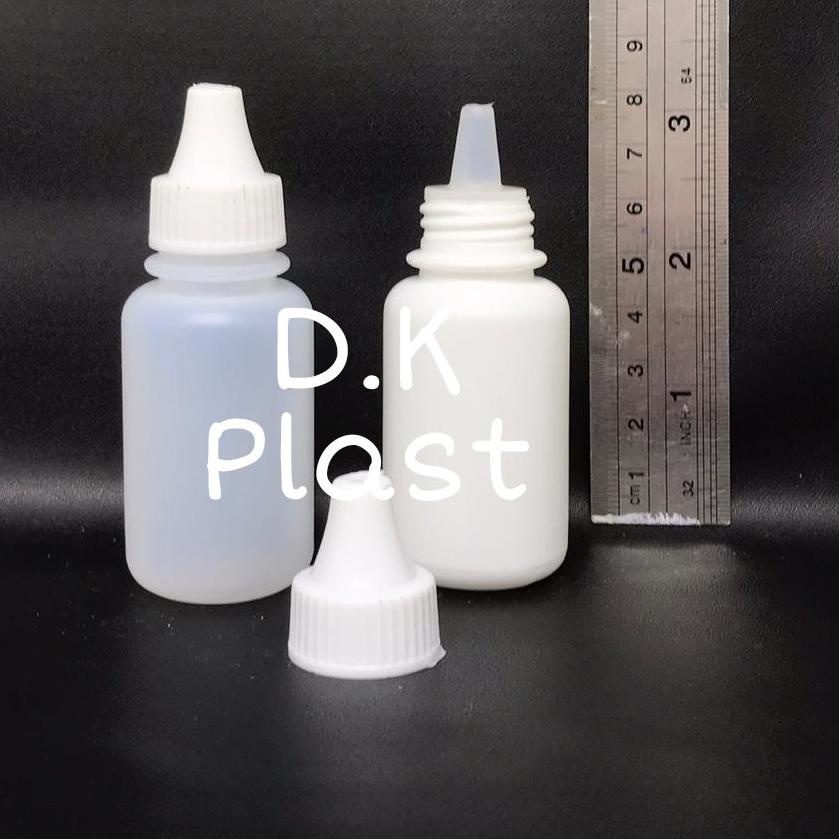 ❅ Botol Tetes 30 Ml Botol tetes mata Plastik HDPE Botol Kecil isi ulang Refill (PAKET 50PCS) ❃