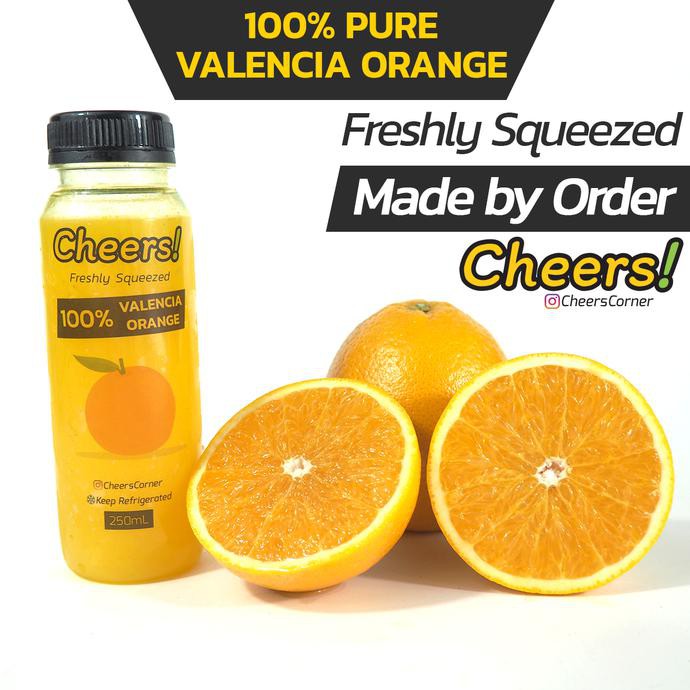 

100% Sari Jeruk Sunkist Valencia Cheers! ［250mL］