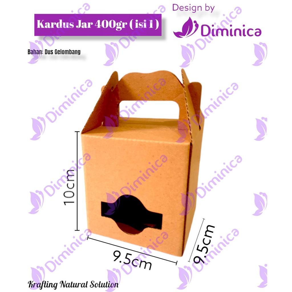 

Kardus Hampers Jar 400grm/Box Toples Jar 400grm/Dus Hampers Toples Jar 400grm