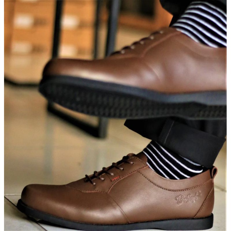 BOLTON LOW - BRADLEY'S FOOTWEAR | Sepatu Kerja Formal Office Pria Kasual Kulit Asli Murah Original