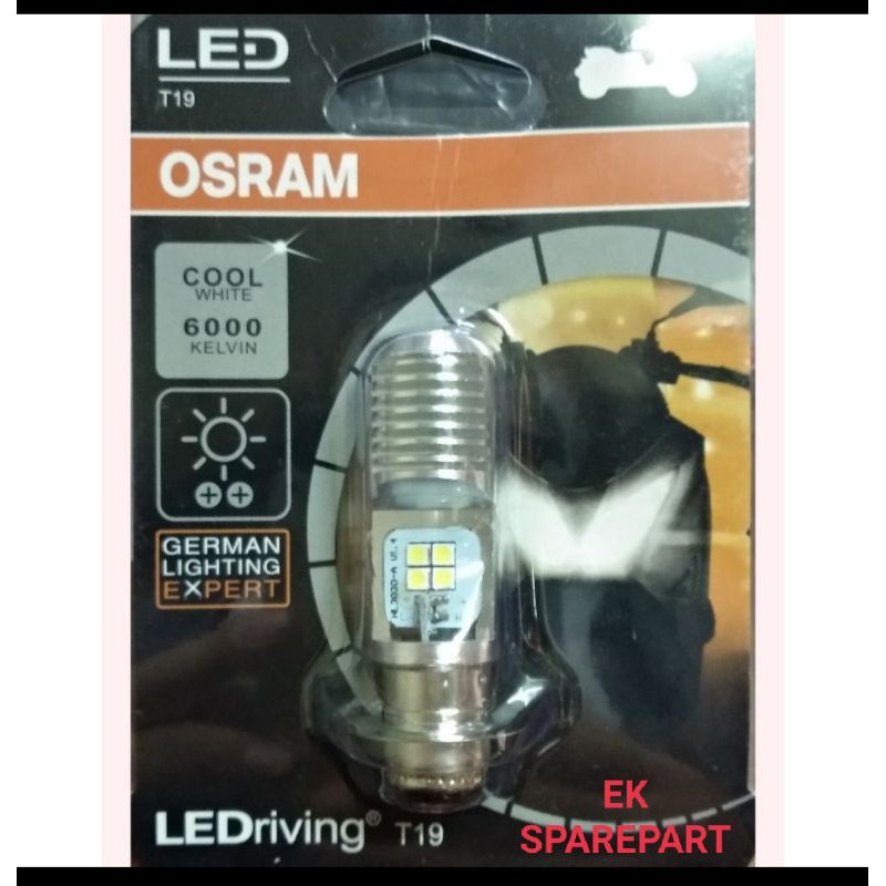 bohlam lampu depan osram T19 led beat vario