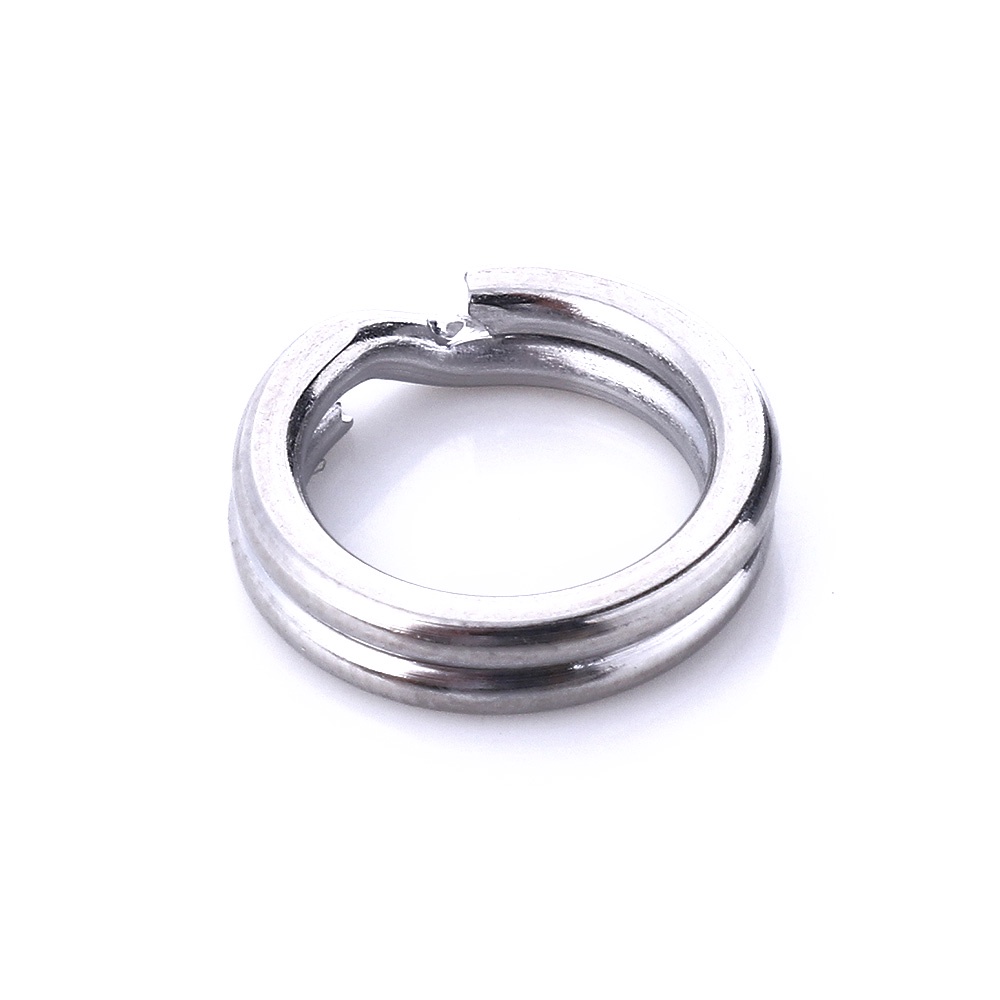 Hengjia 1pc Ring Konektor Umpan Pancing Bahan Stainless Steel Ukuran 6mm