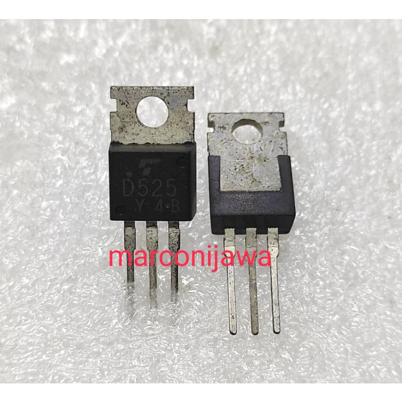 transistor D525 biasa