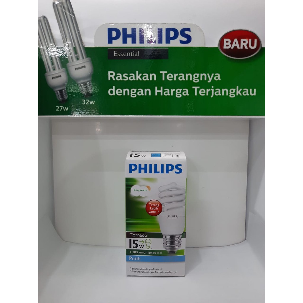 LAMPU PHILIPS TORNADO 15 WATT