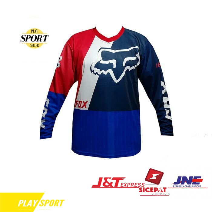 Kaos Jersey Sepeda Gowes Motor Cross Downhill DESIM Panjang C083 Cros