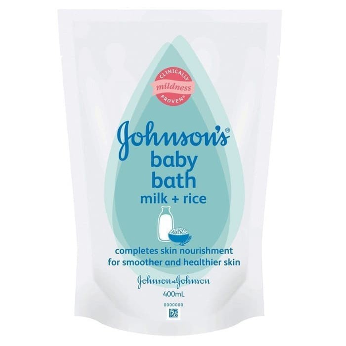 Johnson's Johnsons Baby Bath Milk + Rice Refill 400ml