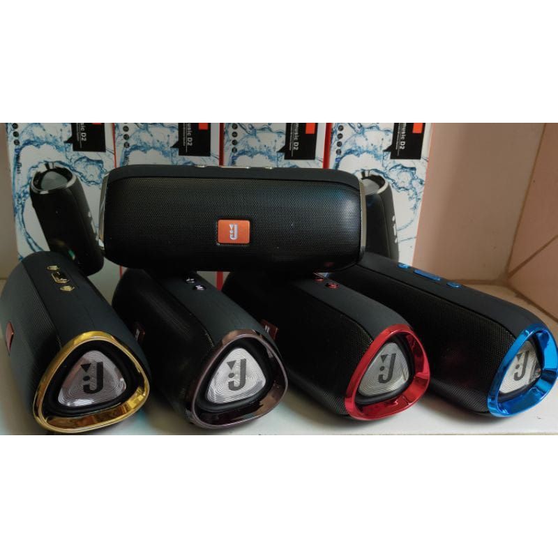 Speaker bluetooth J D2 extra bass high quality/ speaker aktif J D2 extra bass portable high basa- LC