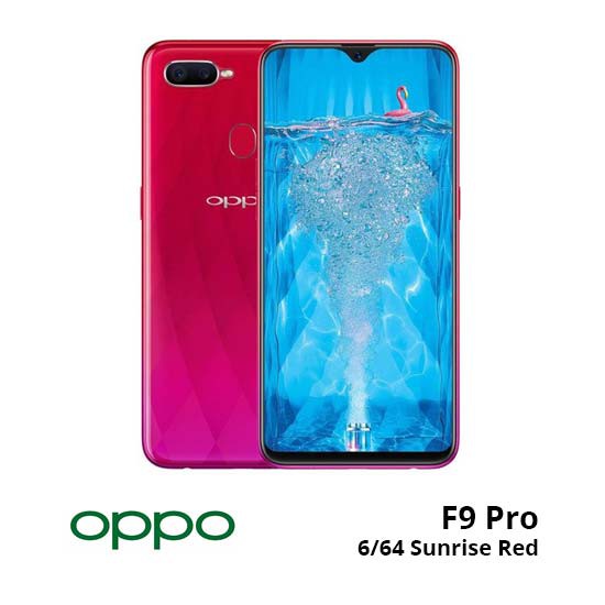 Oppo F9 6/64 Ram 6Gb Rom 64Gb / Garansi toko 1 tahun