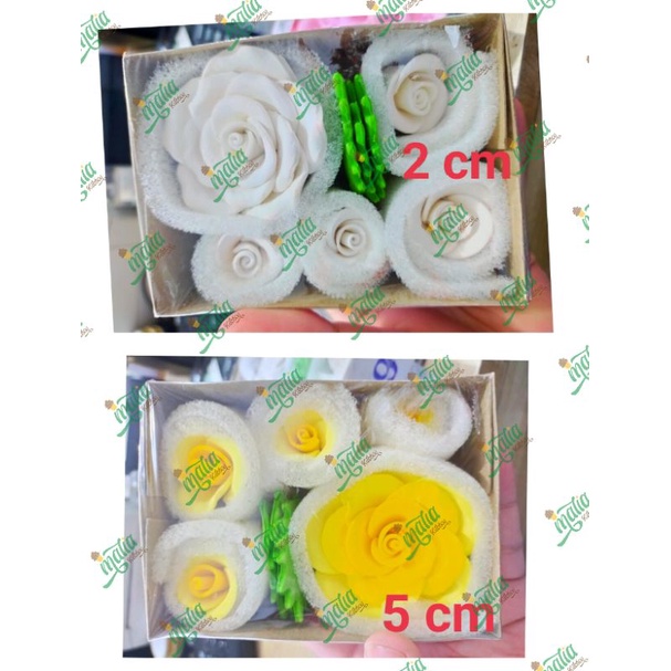 

bunga hiasan kue tart gumpaste mdl