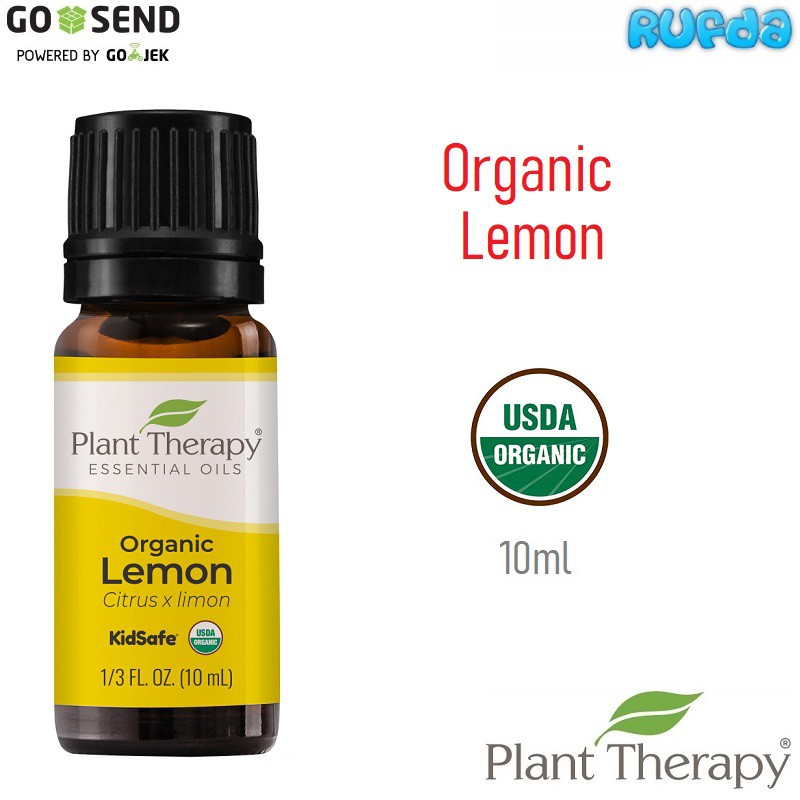 Plant Therapy Organic Lemon Essential Oil Minyak Esensial Citrus X Limon