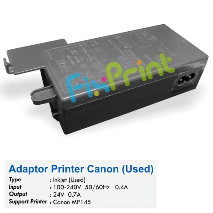 Adaptor Printer Canon MP145- Power Supply Printer Canon MP 145 MP145 - Hitam FPS1260