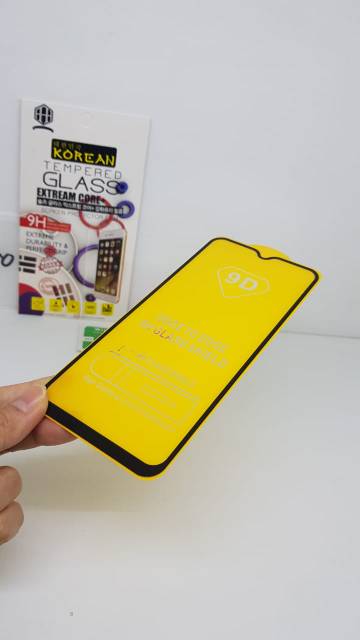 KOREAN Tempered Glass Redmi Note 8 Pro 6.3&quot; FULL SCREEN TG 5D / 9D Xiaomi Redmi Note 8 FULL GLUE