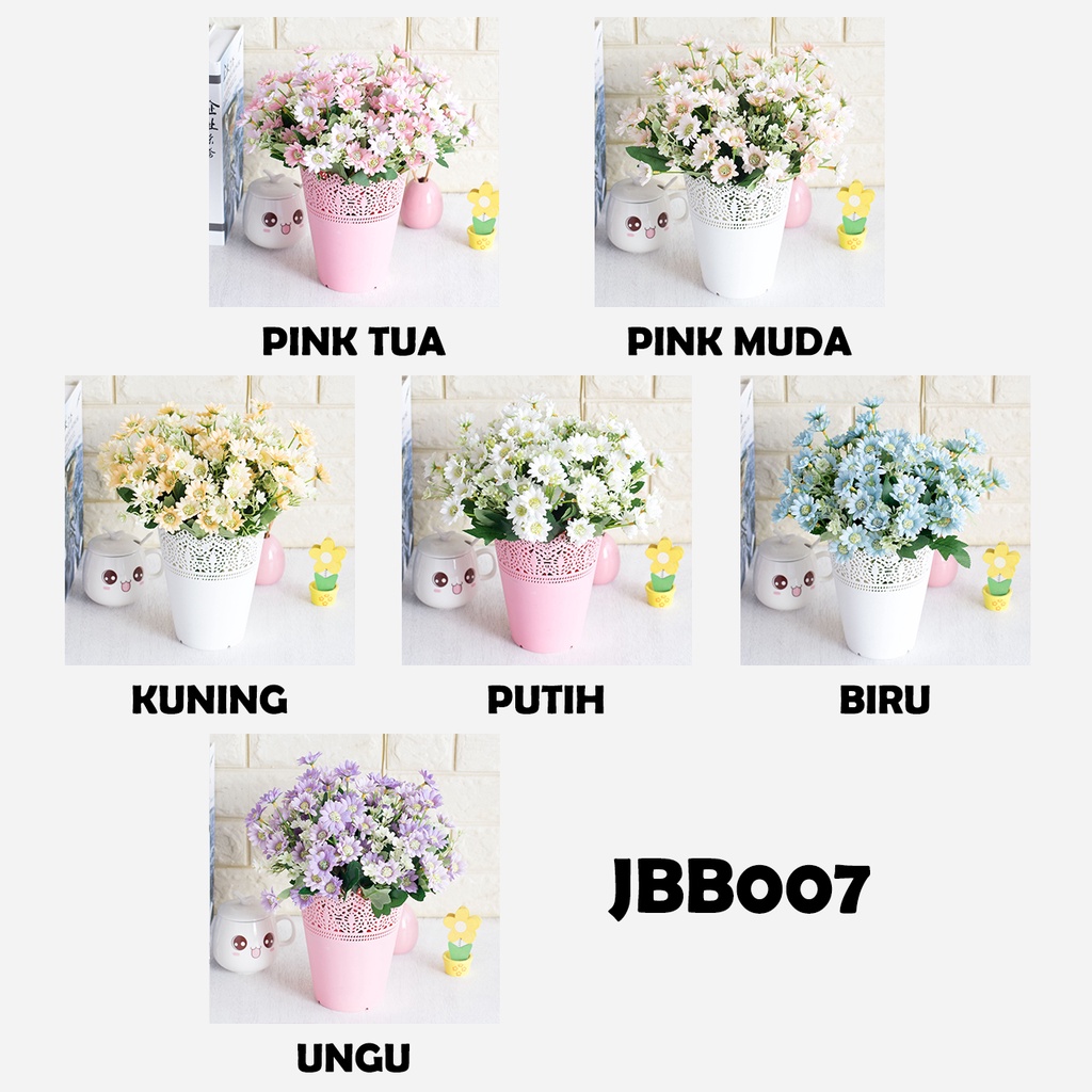 Bouquet bunga JBB007 Artifisial Dekorasi Rumah Happyonshop