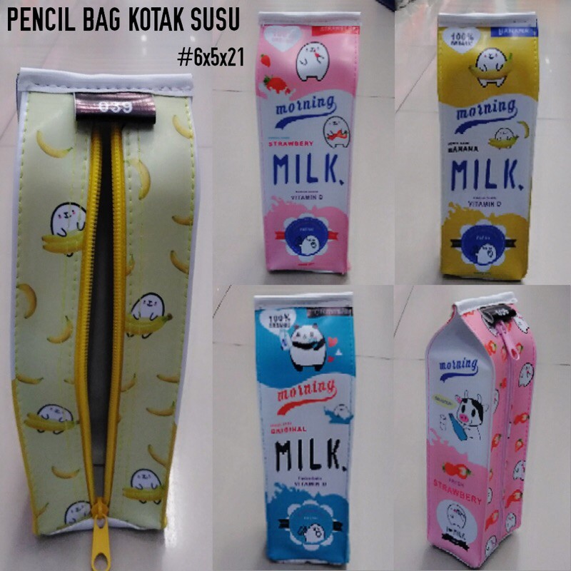 

TEMPAT PENSIL MOTIF MILK LUCU