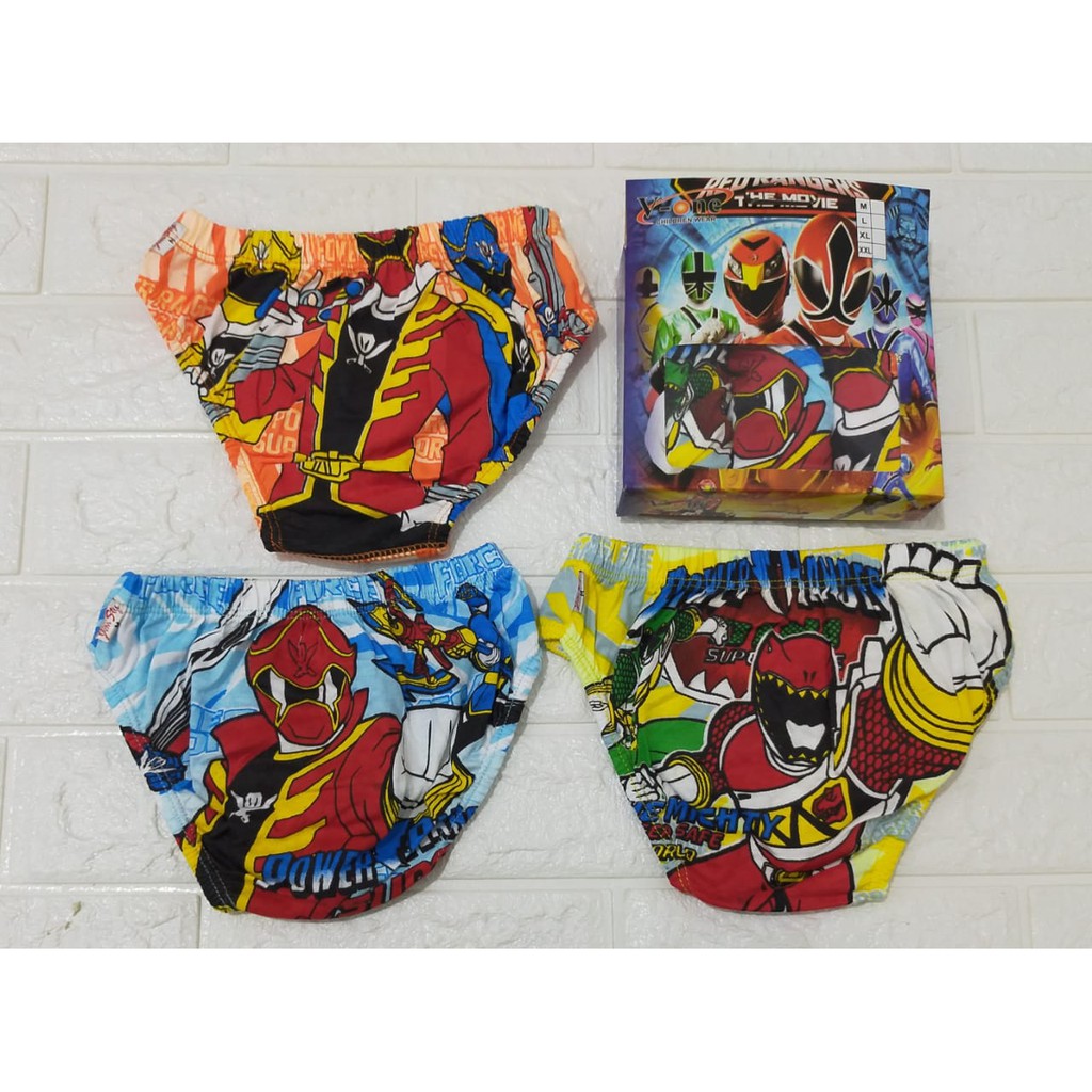 3pcs V-ONE CD ANAK COWOO // Celana Dalam Anak Laki - Laki Motif / Celana dalam anak laki laki