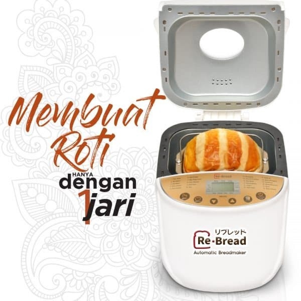 Re-Bread RB250 Gold / Breadmaker Otomatis / Mesin Roti Breadmaker