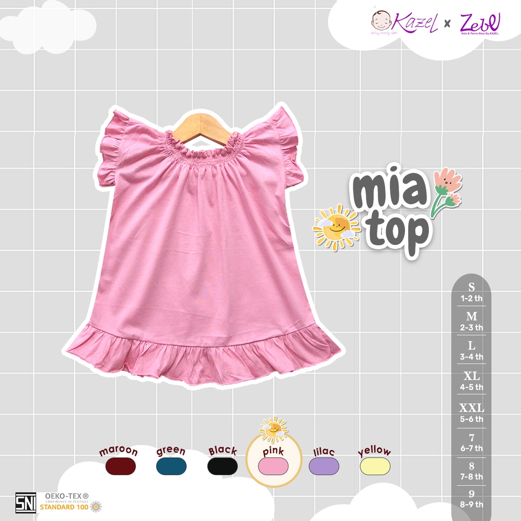 Zebe Mia Top (1-9 tahun)