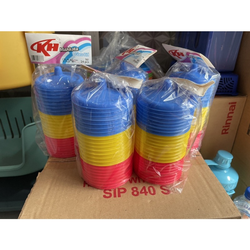 Tutup Gelas Plastik. Harga 1 Pcs 1000