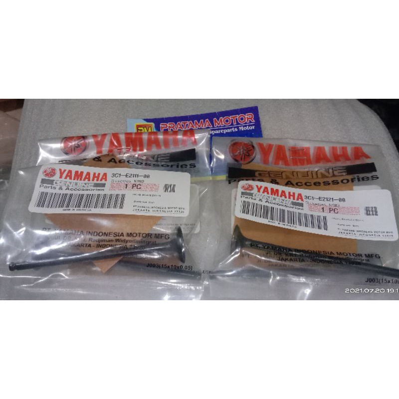 KLEP SET VALVE IN-EX ORI VIXION LAMA - MX LAMA