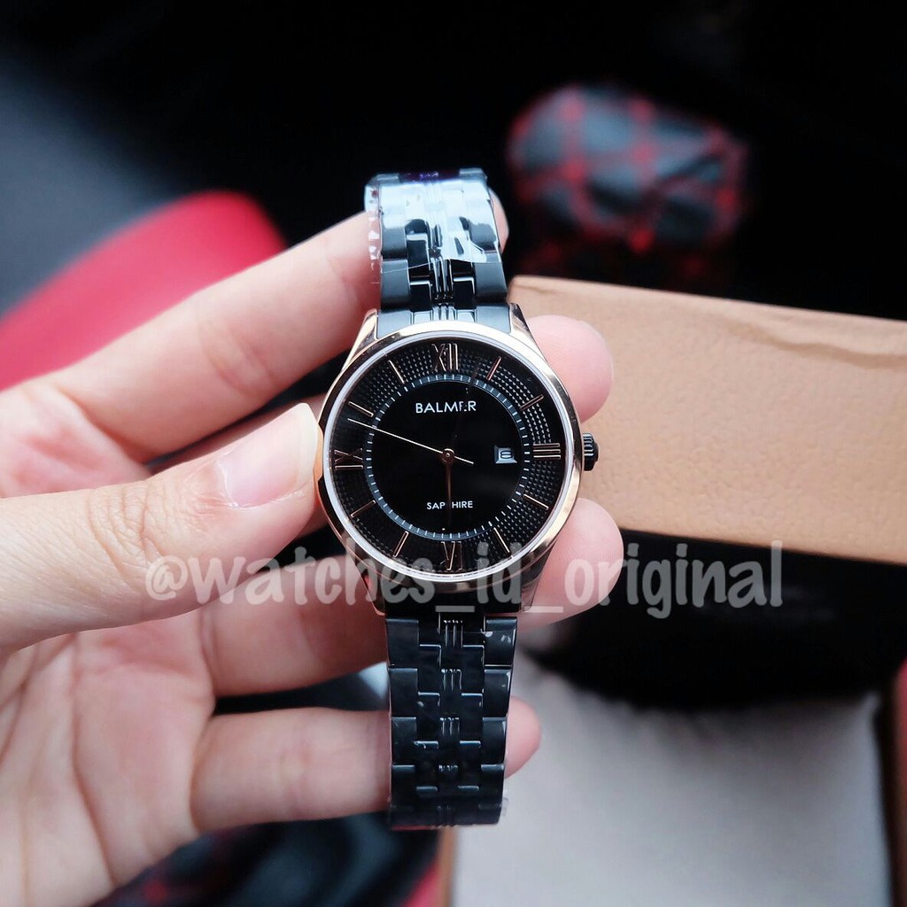 Jam Tangan Balmer Black Rosegold Original 565.000