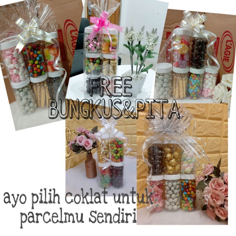 

Parsel Hampers Coklat Lebaran Pilih Sendiri Berapapun FREE BUNGKUS&PITA
