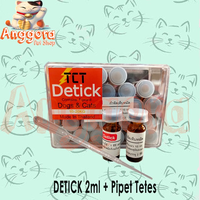 Detick Obat kutu Kucing dan Anjing