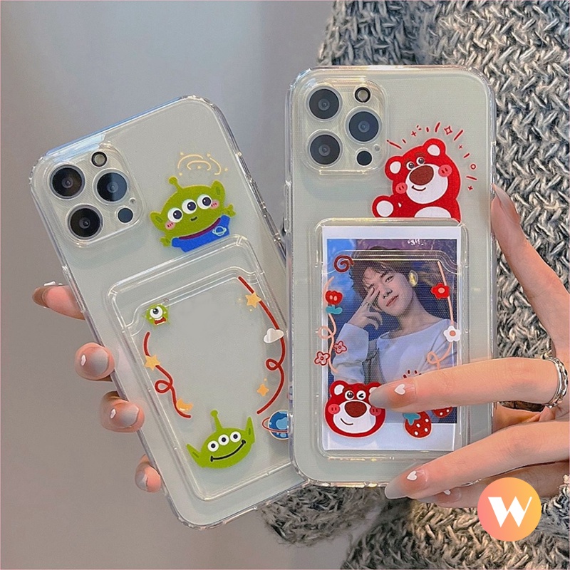 Soft / Hard Case Pelindung Lensa Transparan Motif Kartun Losto Alien Untuk Realme C12 C21Y C25s C25Y C20A C25 C20 C11 2021