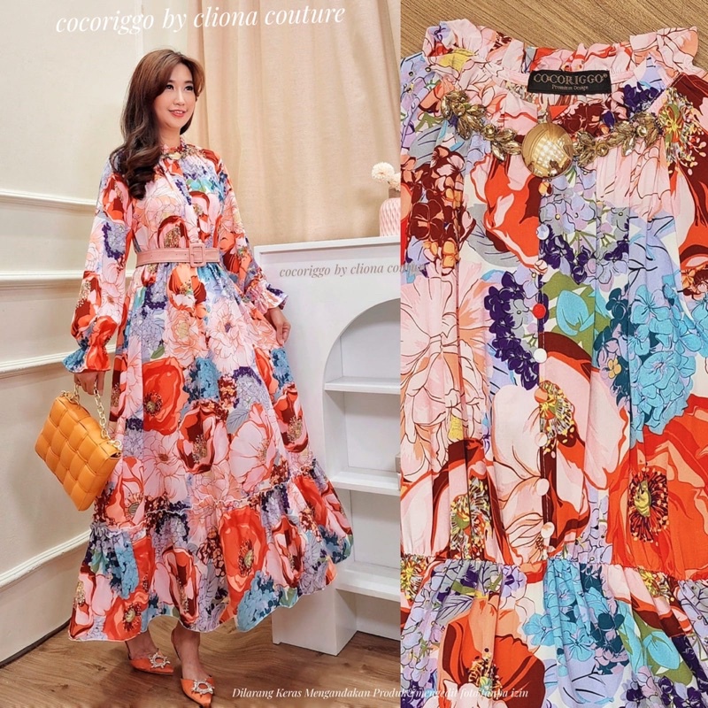 maxi dress terbaru cliona