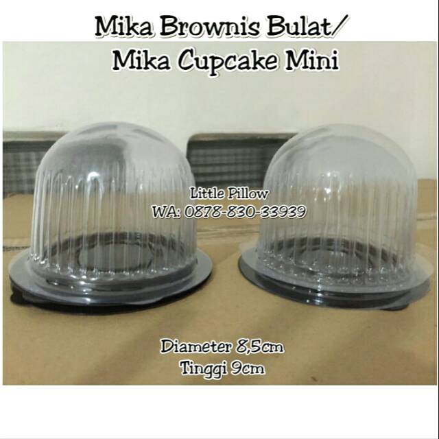 (ISI 50PCS - MIKA CUPCAKE) Mika Cupcake Mini/Mika Brownies Bulat/Mika Kue Kecil