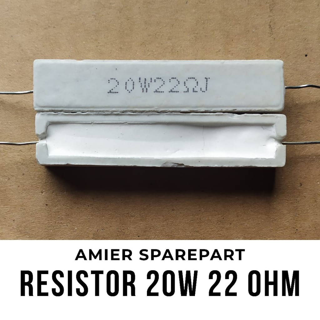 RESISTOR 20 WATT 22 OHM ORIGINAL TAIWAN
