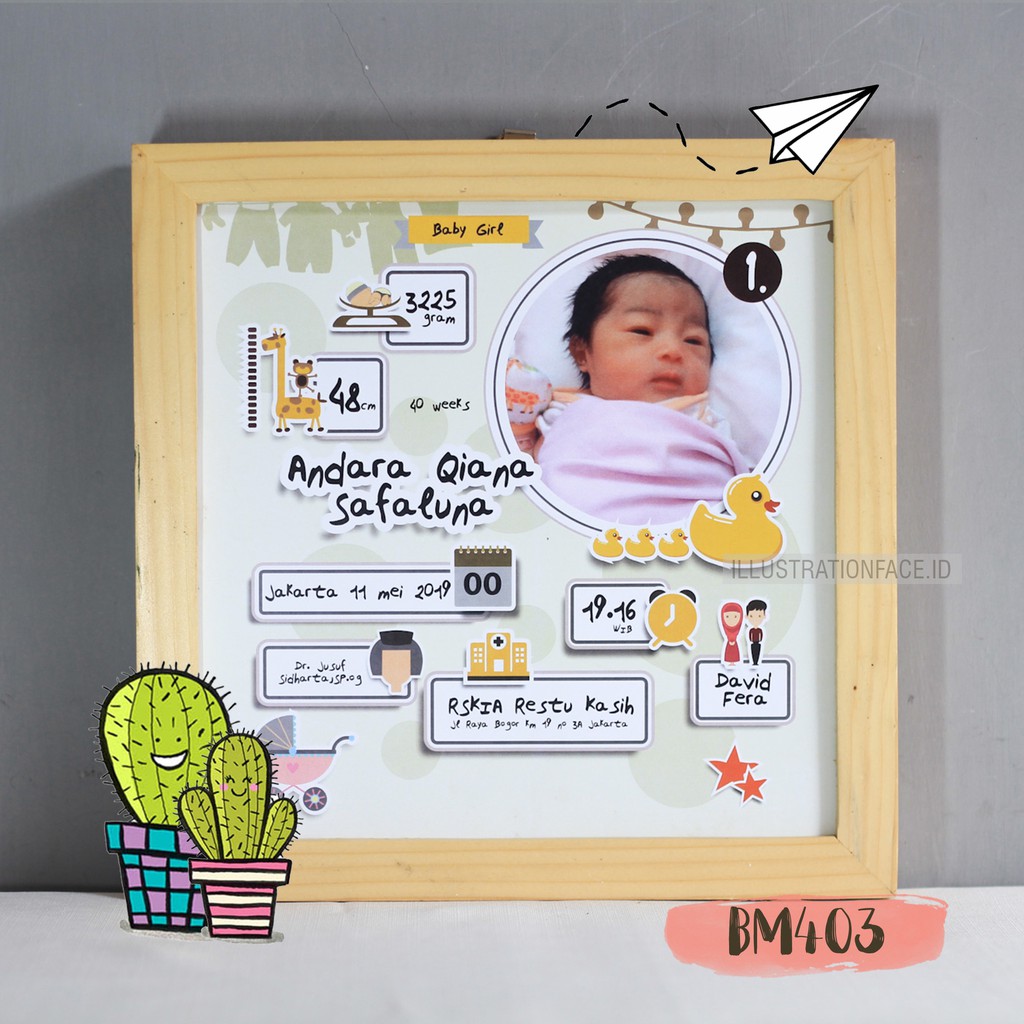 BIODATA ANAK PROMO STOCK TERBATAS desain keren