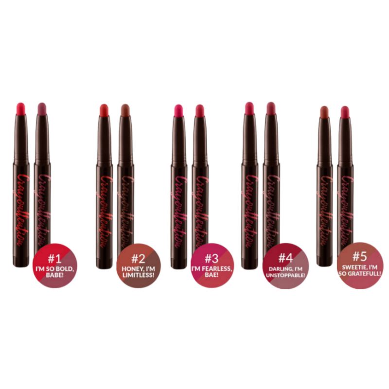 PIXY Crayonttention Lip Duo 1.4g x 2