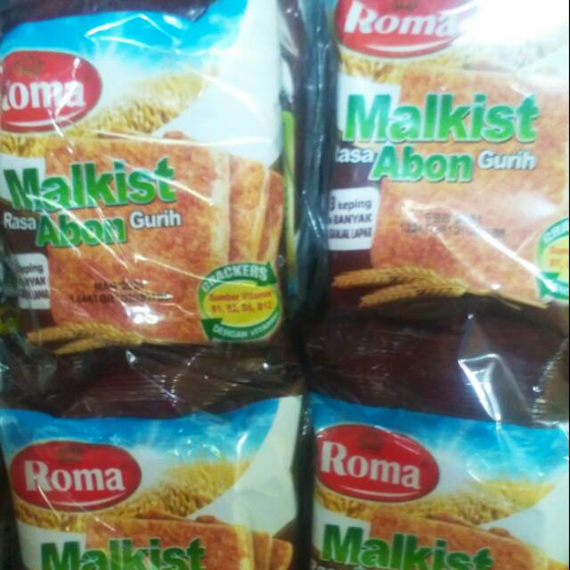 Roma malkist abon isi 10 bungkus