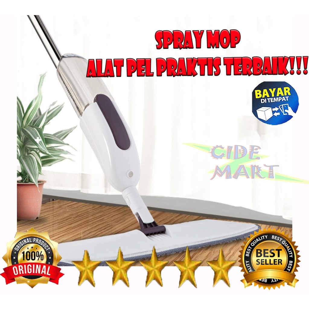 Alat Pel Lantai Semprot Otomatis Water Spray Mop Automatic