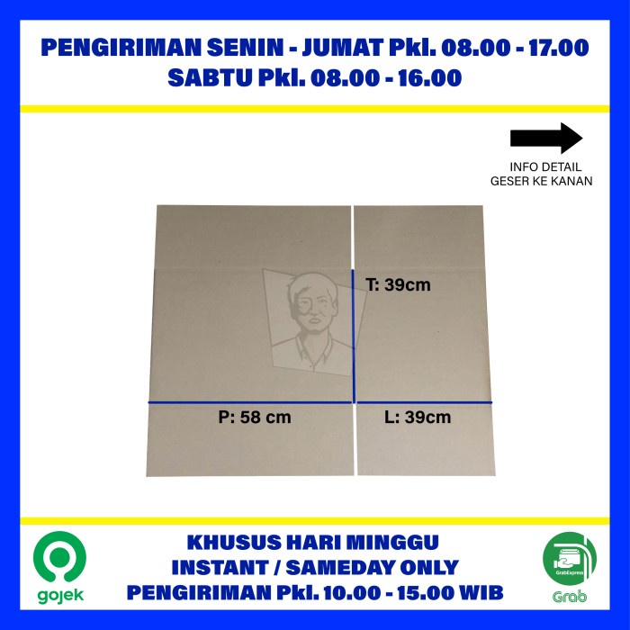 

Kardus Box Karton Super Besar Jumbo Murah 094