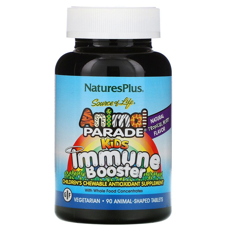ANIMAL PARADE KIDS IMMUNE BOOSTER ANTIOXIDANT CHEWABLE 90 TABLETS