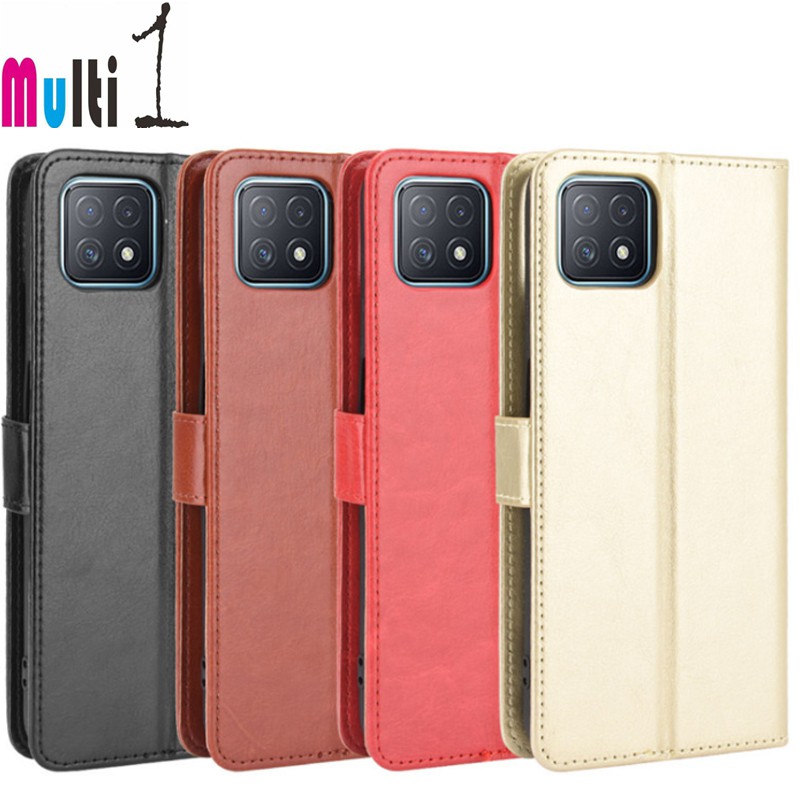 Leather Case Wallet OPPO A72 5G Case OPPO A72 5G Flip Cover Dompet