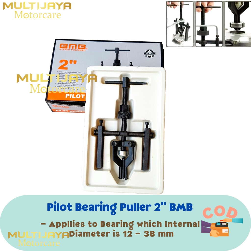 Pilot Bearing Puller 2&quot; BMB Treker Cabut Buka Bearing Dalam Motor 2 Inch