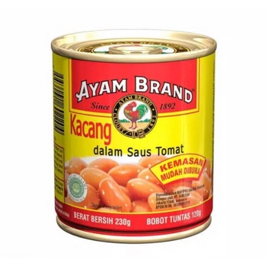 

Ayam Brand - Kacang Panggang Kaleng Saus Tomat 230gr/ Baked Beans/ Import