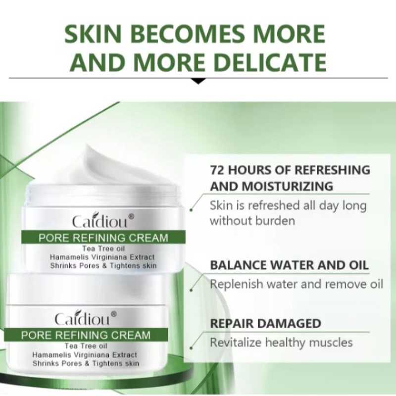 CAIDIOU TEA TREE OIL PORE REFINING CREAM | CREAM PENGECIL PORI |