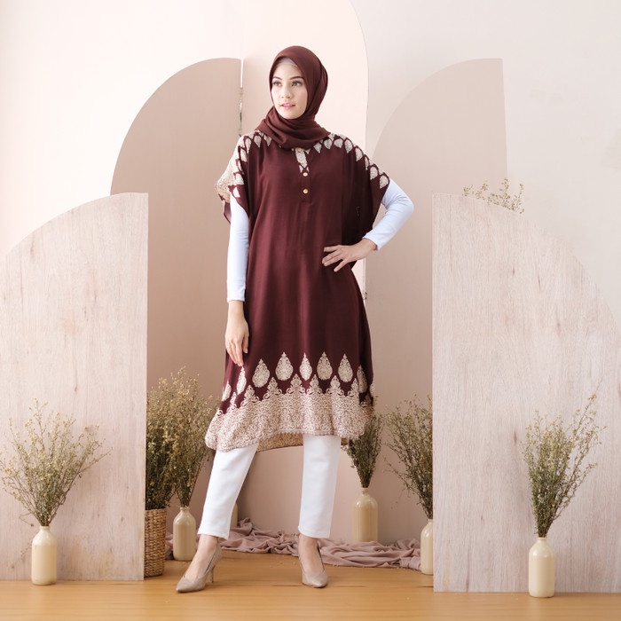 TERBARU        Daster Kalong Baneska Busui Kayla Series