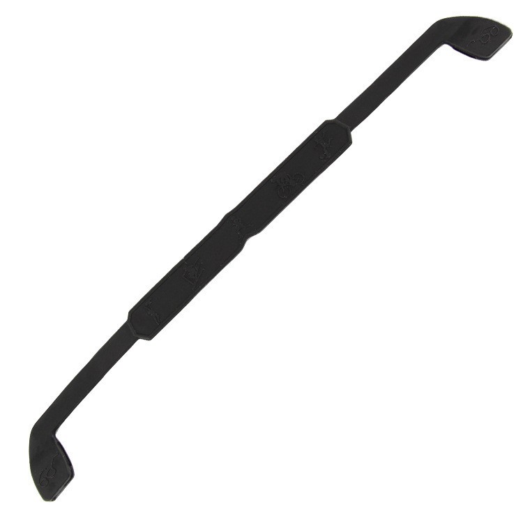 Tali Strap [ Hitam ] Earhook Aksesoris Kacamata Anak dan Dewasa - Penahan Anti Jatuh - RUBBER