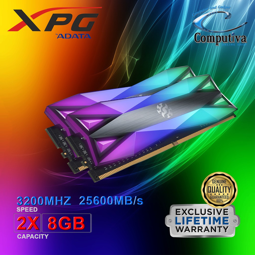 ADATA XPG SPECTRIX D60G RGB DDR4 16GB KIT 3200MHz
