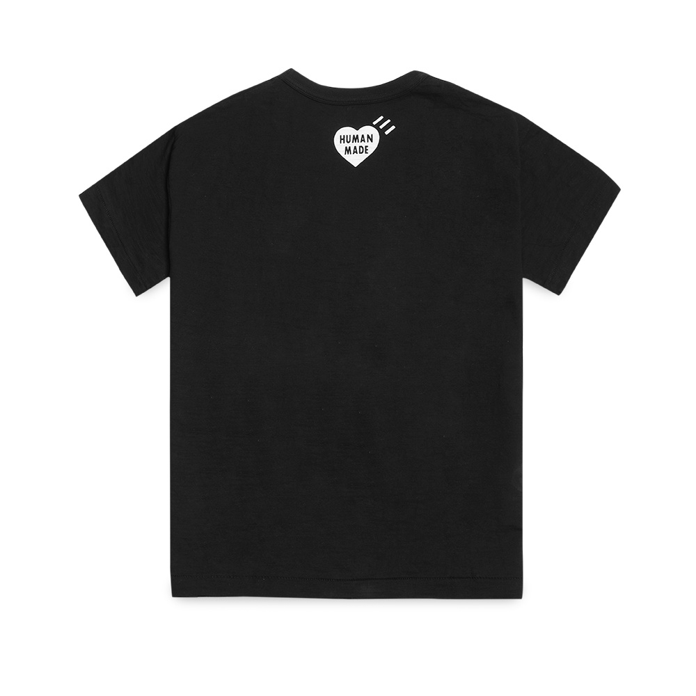 Human Made Colorful Heart Logo T-Shirt Black