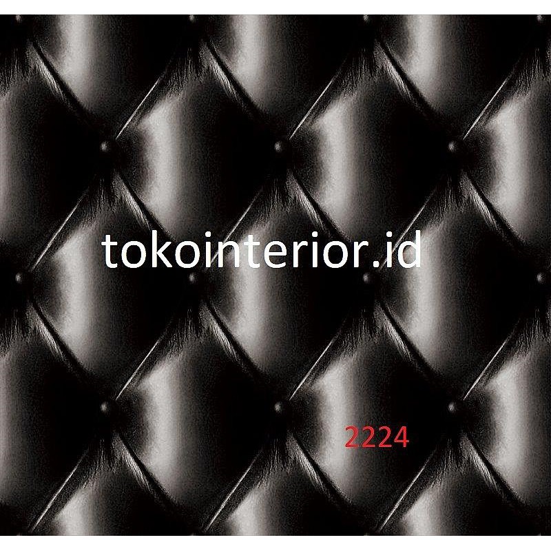 Wallpaper Dinding 3D Sofa Mewah Merah Cream Coklat Hitam - Bless