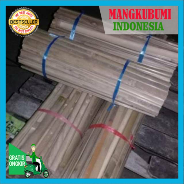 Tiang penyangga tanaman rambat stik bambu untuk bunga